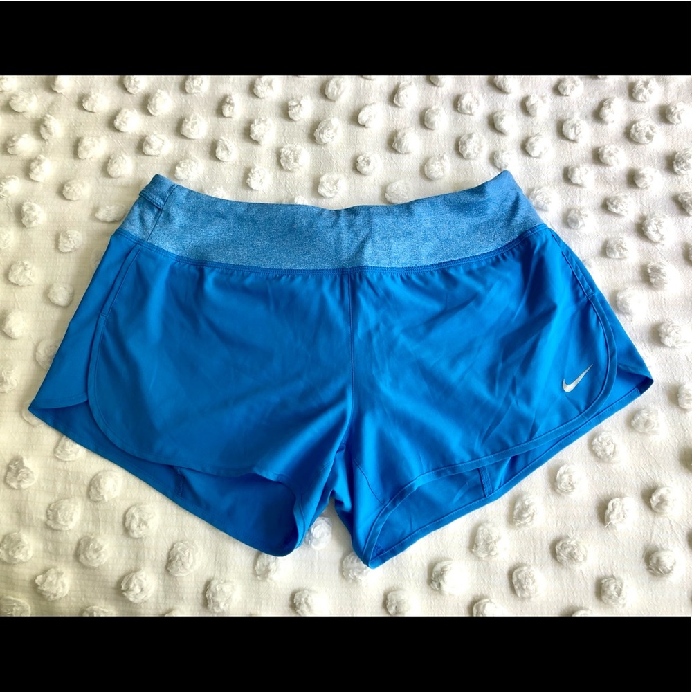 Nike Dryfit Blue Running Shorts with Pocket